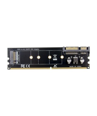 DDR2 to M.2 B-key NGFF SSD Adapter