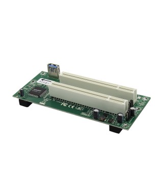 PCIe x1 to 2 PCI Slots Adapter Card