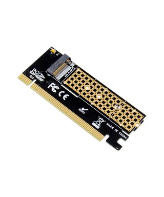 PCIe x16 to M.2 M-key NVMe SSD Adapter