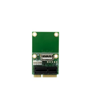 Mini PCIe to PCIe x1 + USB Riser Card, Mini PCIe to PCIe x1 Adapter Card