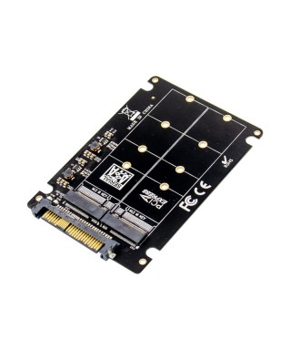 U.2 to M.2 B-key & M.2 M-key NVMe SSD Adapter