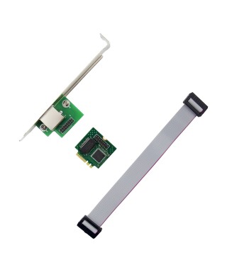 M.2 A+E 1-port RJ45 Intel WGI210AT Chipset Gigabit Ethernet Network Adapter