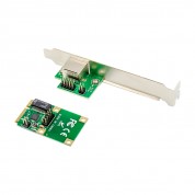 Mini PCI Express 1-port RJ45 Gigabit Ethernet Network Adapter with Realtek RTL8111F Chip