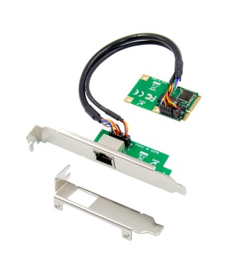 Mini PCI Express 1-port RJ45 Gigabit Ethernet Network Adapter with Intel JL82574L Chip