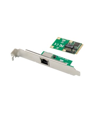 Mini PCI Express 1-port RJ45 Gigabit Ethernet Network Adapter with Intel JL82574L Chip