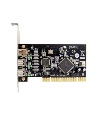 PCI 3-port 2b 2a 1394 FireWire Card, 2 FireWire-800 Port & 1 FireWire-400 Port
