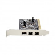 PCI 3-port 2b 2a 1394 FireWire Card, 2 FireWire-800 Port & 1 FireWire-400 Port