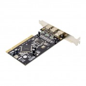 PCI 3-port 2b 2a 1394 FireWire Card, 2 FireWire-800 Port & 1 FireWire-400 Port