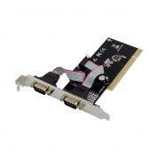 PCI 2-port DB9 RS232 Serial Card with WCH CH351Q Chipset