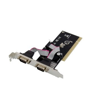 PCI 2-port DB9 RS232 Serial Card with WCH CH351Q Chipset