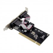 PCI 2-port DB9 RS232 Serial Card with WCH CH351Q Chipset