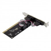 PCI 2-port DB9 RS232 Serial Card with WCH CH351Q Chipset