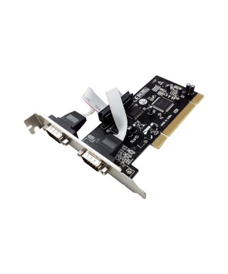 PCI MCS9865 2-port DB9 RS232 Serial Card with 16550 UART