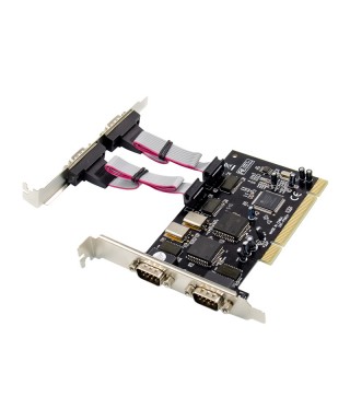 PCI MCS9865 4-port DB9 RS232 Serial Card with 16550 UART
