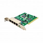 PCI 4-port RJ45 10/100Mbps Fast Ethernet Network Switch Card