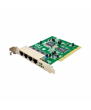 PCI 4-port RJ45 10/100Mbps Fast Ethernet Network Switch Card