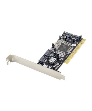 PCI 4-port SATA 150 1.5 Gbps RAID Expansion Card