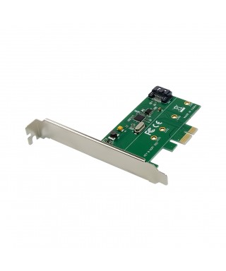 PCIe 3.0 x1 1-port M.2 B-key & 1-port SATA III Expansion Card
