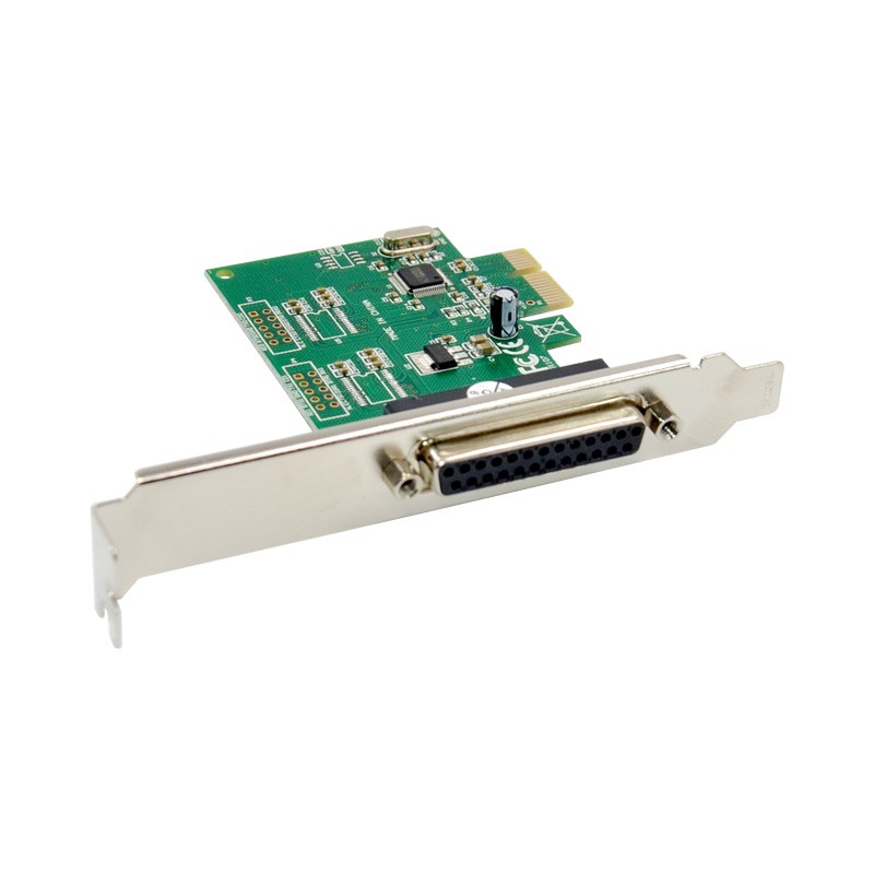PCIe x1 1-port DB25 LPT Printer Parallel Adapter Card with WCH CH382L Chipset