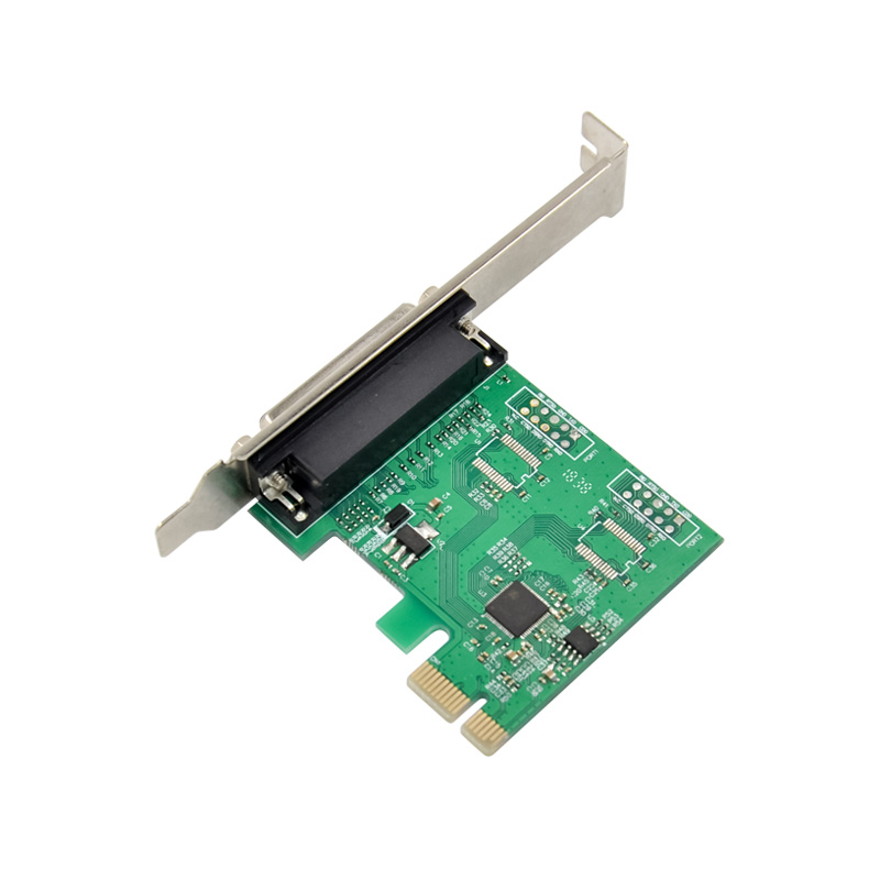 1-Port DB-25 Parallel Printer Ports LPT PCI-E X1 Controller Card AX99100 Chipset