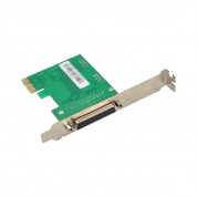 PCIe x1 1-port DB25 Parallel Adapter Card with ASIX AX99100 Chipset