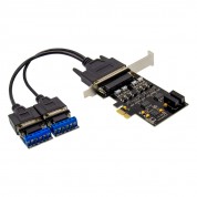 PCIe x1 XR17V352 2-port RS422/485 Serial Adapter Card with 16550 UART
