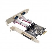 PCIe x1 MCS9901 2-port RS232 Serial & 1-port Parallel 2S1P Combo Card