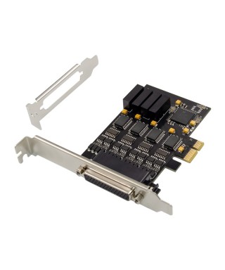 PCIe x1 XR17V354 4-port RS422/485 Serial Adapter Card with 16550 UART