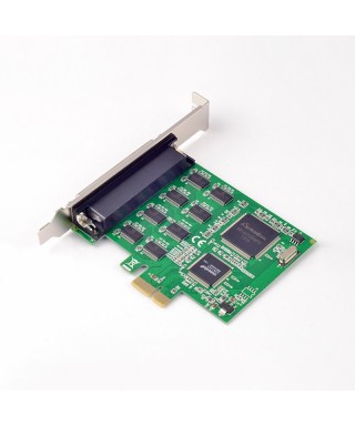 PCIe x1 SB16C1058PCI 8-port DB9 RS232 Serial Adapter Card with 16C1050 UART