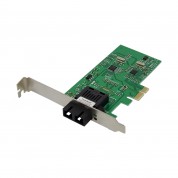 PCIe x1 1-port Singlemode Simplex SC Fast Ethernet Fiber Network Interface Card