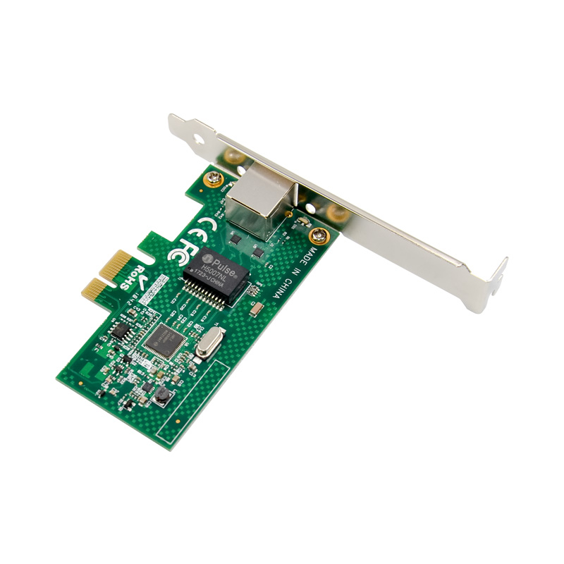 PCIe x1 1-port RJ45 Intel WGI210AT Chipset Gigabit Ethernet Network Interface Card