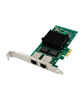 PCIe x1 2-port RJ45 Intel NHI350AM2 Chipset Gigabit Ethernet Network Interface Card