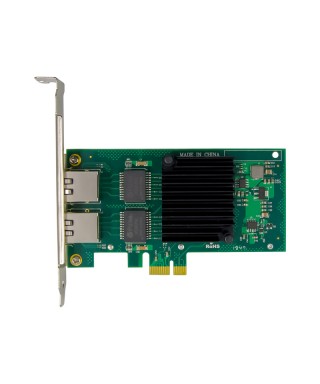 PCIe x1 2-port RJ45 Intel NHI350AM2 Chipset Gigabit Ethernet Network Interface Card