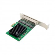 PCIe x1 4-port RJ45 1GbE Gigabit Ethernet Network Interface Card