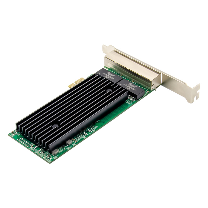 PCIe x1 4-port RJ45 Intel JL82576EB Chipset Gigabit Ethernet Network Interface Card