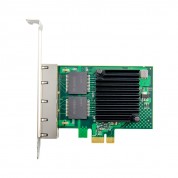PCIe x1 4-port RJ45 Intel NHI350AM4 Chipset Gigabit Ethernet Network Interface Card