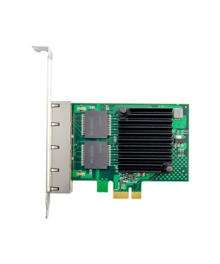 PCIe x1 4-port RJ45 Intel NHI350AM4 Chipset Gigabit Ethernet Network Interface Card