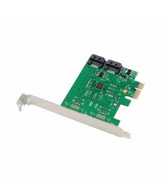 PCIe x1 2-port SATA III 6 Gbps Controller Card