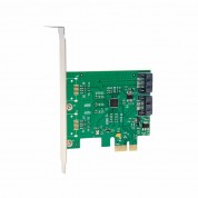 PCIe x1 2-port SATA III 6 Gbps Controller Card