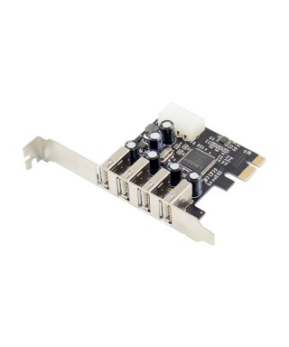 PCIe x1 4-port USB 2.0 Type-A USB Host Card