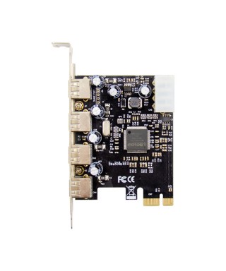 PCIe x1 4-port USB 2.0 Type-A USB Host Card