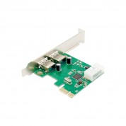 PCIe x1 2-port USB 3.0 Type-A USB Host Card with Asmedia ASM1042 Chipset