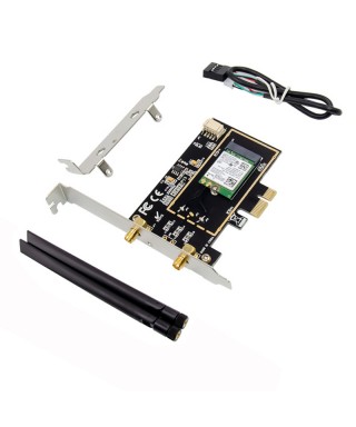 PCIe x1 Intel Wireless-N 7260 300M 802.11BGN 2.4G Desktop WIFI Adapter with Bluetooth 4.0