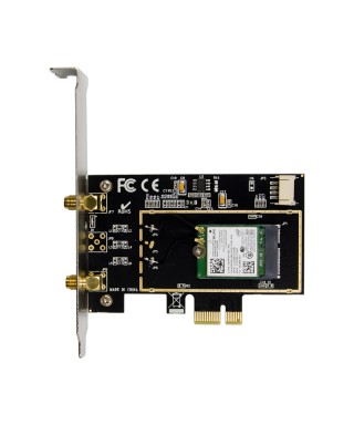 PCIe x1 Intel Wireless-N 7260 300M 802.11BGN 2.4G Desktop WIFI Adapter with Bluetooth 4.0
