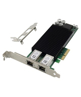 PCIe x4 2-port RJ45 POE+ Gigabit Server Network Card with Intel JL82576EB Chip