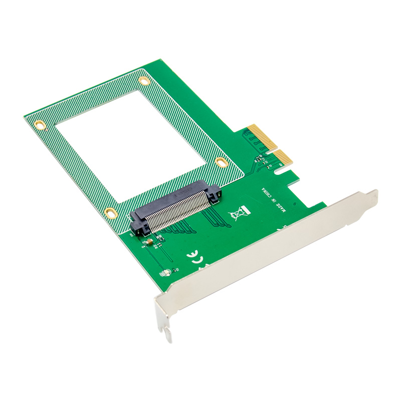 PCIe 3.0 x4 1-port U.2 SFF8639 2.5-inch NVMe SSD Adapter