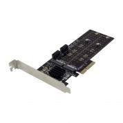PCIe 3.0 x4 2-port M.2 B-key & 2-port SATA III Expansion Card