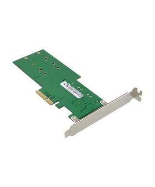 PCIe 3.0 x4 2-port M.2 B-key & 3-port SATA III Expansion Card