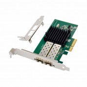 PCIe x4 Dual SFP Port Intel NHI350AM2 Chipset Gigabit Ethernet Network Adapter