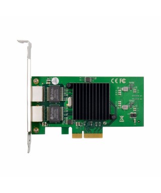 PCIe x4 2-port RJ45 Intel JL82576EB Chipset Gigabit Ethernet Network Interface Card